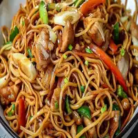 Chicken Chow Mein with the Best Chow Mein Sauce