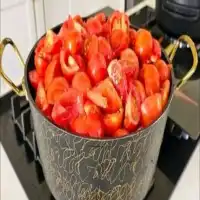 Sauce tomate avec 250 ml de vinaigre, je la fais chaque année