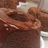 Bolo de chocolate com café 