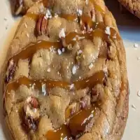 Salted Caramel Pecan Chocolate Chip Cookies