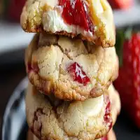 IRRESISTIBLE STRAWBERRY CHEESECAKE COOKIES!