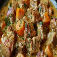 Sauté de Porc à la Crème de Moutarde!