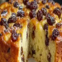 Gâteau à la Semoule aux Raisins Secs