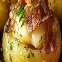 Pommes de Terre Farcies au Lard et au Reblochon