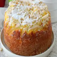 Torta de Mazana de la abuela con crema pastelera