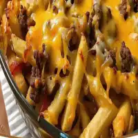 Cheeseburger French Fry Casserole