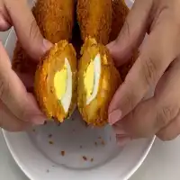 Batata e ovo podem fazer este delicioso lanche | Receita de costeleta de batata com ovo
