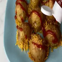 Esta é definitivamente a melhor batata assada que já fiz!