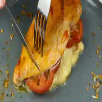 Este é o frango recheado mais delicioso que já comi