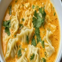 Easy Thai Red Curry Dumpling Soup Recipe