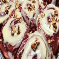 Red Velvet Cinnamon Rolls