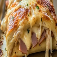 Chicken Cordon Bleu Stromboli