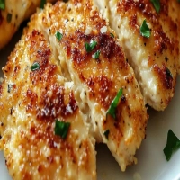 Air Fryer Parmesan Crusted Chicken