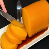 ¡Solo leche y calabaza! ¡El postre casero más delicioso en 5 minutos! ¡sin hornear!