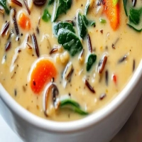 Cozy Autumn Wild Rice Soup