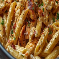 Creamy Cheddar Chicken Penne