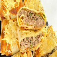 Crêpes Salées à la Viande Hachée