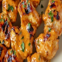 Bang Bang Chicken Skewers