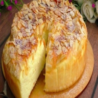 Pastel de requesón y hojuelas de coco