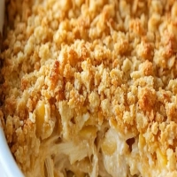 Ritz Cracker Chicken Casserole