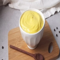 Maionese caseira sem óleo bem leve utilizando um ingrediente secreto que você tem em casa