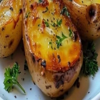 Pommes de Terre Rôties à l’Ail et au Beurre