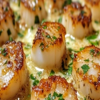 Coquilles Saint-Jacques au Beurre à l’Ail