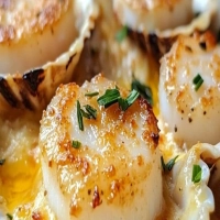 Coquilles St-Jacques Gratinées