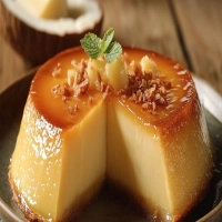 Flan de coco