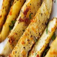 Pommes de terre cuite à l’ail et au parmesan