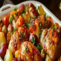 Poulet au Four aux Légumes