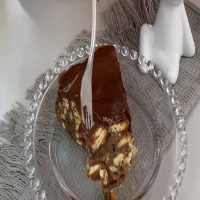 Tarte à la paille italienne ! Pas de four et très facile à réaliser !