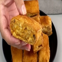 Salgadinhos de Batata com Frango
