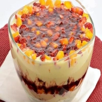 Pave especial de frutas