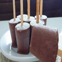 Hago estes CHOCOHELADITOS caseros Cremosos, solo batir