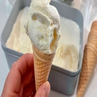 Helado de vainilla