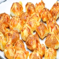 Dumplings farcis au jambon et au fromage