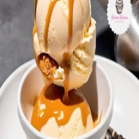 Helado casero de dulce de leche