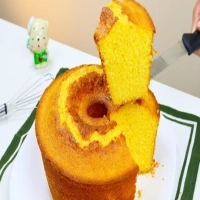 Bolo de fubá com laranja de hotel fazenda de café colonial fácil e delicioso
