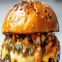 Cheesy Bacon Burger Delight Recipe
