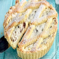 Tarte à la ricotta et au chocolat avec et sans Thermomix