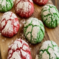 Cake Mix Crinkle Cookies