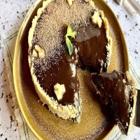 Torta de abacaxi com chocolate! 