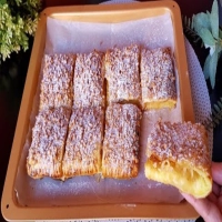 Pâte feuilletée crémeuse aux pommes