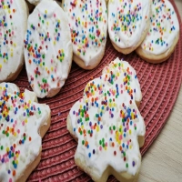 Bolacha de nata para o natal
