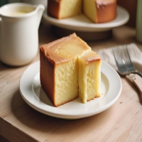 Delicioso bolo de leite