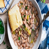 Loaded Pinto Beans and Cornbread