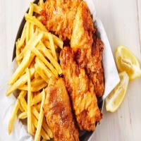 Golden Ale-Battered Fish and Crispy Chips