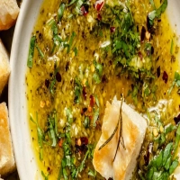 Olive Oil Dip with Warm Bread