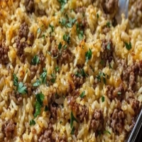 Hamburger & Rice Casserole